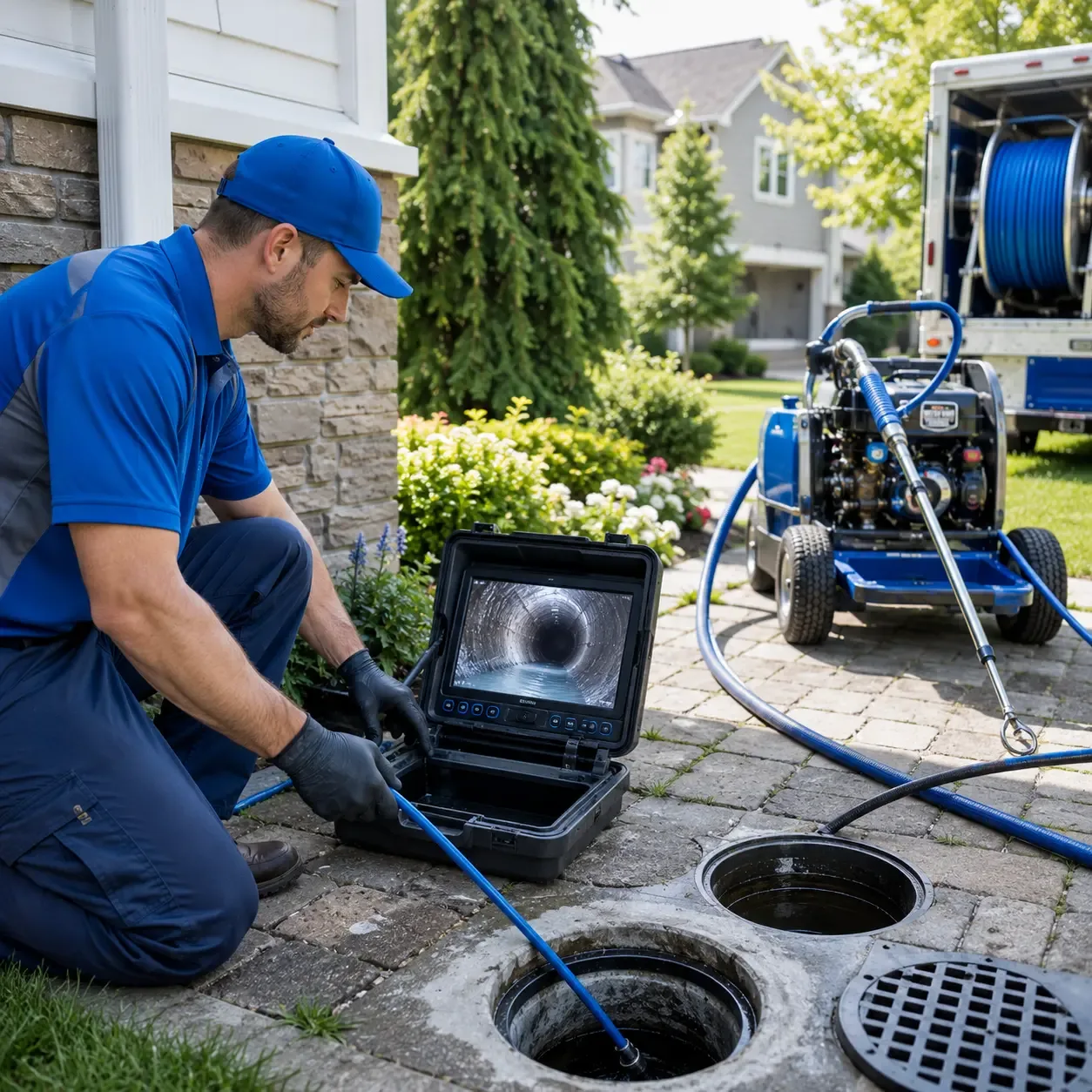 Outdoor drain cleaning professionals serving Rome, IN